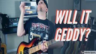 How to get Geddy Lees tone with any bass [upl. by Leaj856]