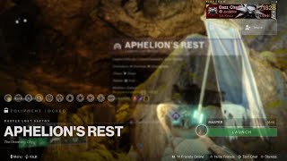 APHELIONS REST Lost Sector Master Solo Flawless  Destiny 2 [upl. by Isborne576]