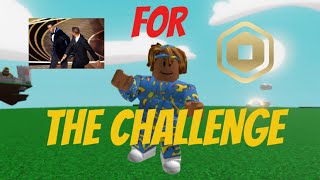 The Challenge  Slap Battles Competition For Robux MUST WATCH [upl. by Israel]