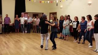 Harold Guillory Zydeco Dance lesson 19082018 The Big Weekend [upl. by Lertram]