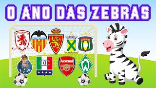 🦓⚽ O ANO DAS ZEBRAS NO FUTEBOL  11 ZEBRAS EM UM SÓ ANO [upl. by Joletta]