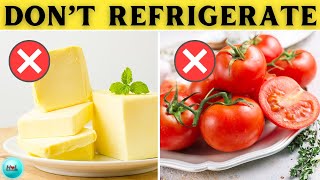 🚫🍽️ Stop Dont Refrigerate These 5 Common Foods 🍅🥔 [upl. by Llerruj772]