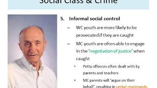 07 Social Class Crime and Justice [upl. by Chiou]