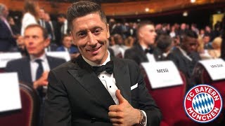 Robert Lewandowski at the Ballon dOr [upl. by Harty428]