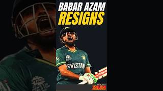 BABAR AZAM I RESIGN I shortsfeed shorts trending foryou fypシ゚viral babarazam viralshort [upl. by Tlihcox]