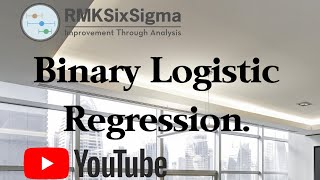 Binary Logistic Regression using Minitab 18 [upl. by Novyaj]