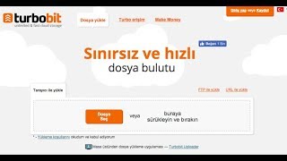 Turbobit Nasıl Kayıt Olunur ve Turbobit Hesabını Nasıl Premium Yaparım [upl. by Hafital]