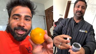 One color eating challenge 😊 orange vs black [upl. by Nylleoj120]