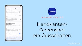 HandkantenScreenshotGeste einschalten oder ausschalten  Samsung Android 14  One UI 6 [upl. by Heller]