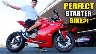 I bought a Ducati 1199 Panigale as a Starter Bike Bad idea [upl. by Anhej]