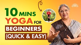 Quick amp Easy 10 min Yoga for beginners  The Yoga Institute [upl. by Brok934]