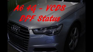 A6 4G 20 TDI Check DPF with VCDS  DPF Auslesen  DPF Status auslesen VW Audi Skoda Seat Porsche [upl. by Muriel]