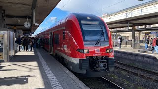 Im FTX Desiro HC Br 1462 als RE14 von Hirschaid nach Nürnberg Hbf mit SOUND und Vollgas 160 kmh [upl. by Riplex3]