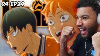 HAIKYUU IS PEAK  Haikyuu Season 4 Episode 24 Reaction [upl. by Shig101]