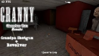 Granny 2 REMAKE PC Grandpa Shotgun  Revolver [upl. by Janek]