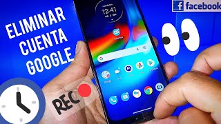 ELIMINAR O QUITAR CUENTA GOOGLE MOTOROLA SIN PC SIN APLICACIONES TODOS LOS MODELOS FACIL [upl. by Noemad]