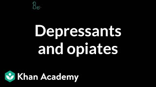 Psychoactive drugs Depressants and opiates  Processing the Environment  MCAT  Khan Academy [upl. by Atnad603]