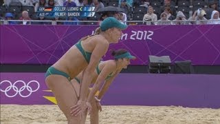 Womens Beach Volleyball Pool E  GER v AUS  London 2012 Olympics [upl. by Eetnahs610]