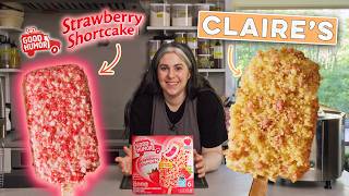 I Tried Making Homemade Strawberry Shortcake Bars  Claire Recreates [upl. by Antoine]