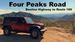 Four Peaks Trail from the Beeline Highway over the top and down to RT188 [upl. by Finlay]