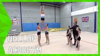 Hellup Acrogym met Pleunie van Mook Mariska van de Water en Fem van Os  ZAPPSPORT [upl. by Ahsikad45]