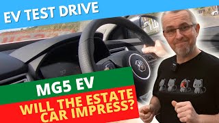 MG5 Review amp Test Drive The First EV Estate Car [upl. by Ronoel669]