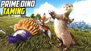 PRIME DINO TAMING Rideable Otter Jerboa and Snail Ark Ragnarok Extinction Core E14 [upl. by Jeffy]