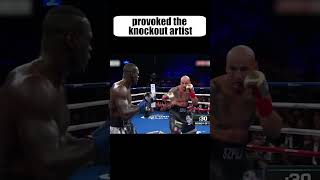 Here’s what happened to the boxer who DIDNT RESPECT Wilders knockout power shorts [upl. by Magee546]