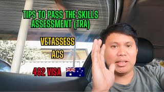 Tips to Pass the Skills Assessment TRA I Vetassess ACS I Auto Mechanic Life I Australia Vlog 39 [upl. by Skees]