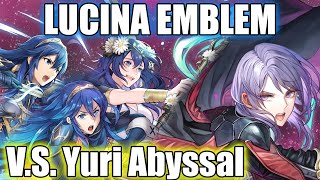 LUCINA EMBLEM vs Yuri Legendary Hero Battle Abyssal  Fire Emblem Heroes FEH [upl. by Naruq]