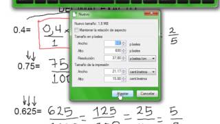 Convertir decimal a Racional fraccionario Parte 1 [upl. by Aicsila]