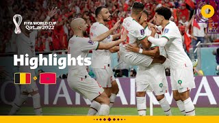 Famous win for The Atlas Lions  Belgium v Morocco  FIFA World Cup Qatar 2022 [upl. by Yaluz]