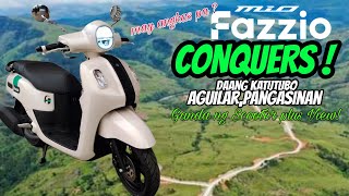 YAMAHA FAZZIO 125  Test Ride Breakin with Passenger  Uphill Ride  Conquers Daang Katutubo [upl. by Melan]