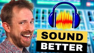 How To Make Your Voice Sound Better in Audacity [upl. by Adaynek638]