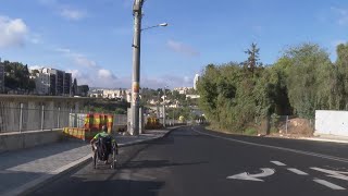 New rocket siren sounds in Jerusalem sound of interception  AFP [upl. by Llewen]