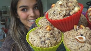 Recette MUFFINS CHOCO NOISETTE VEGAN [upl. by Namyw]