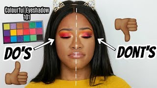 WORKING WITH COLOURS 101 EYESHADOW TIPS FOR BEGINNERS [upl. by Seiter]