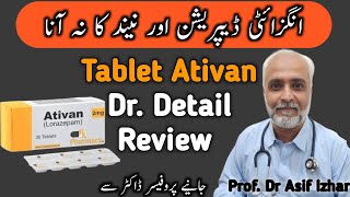 Tablet Ativan 2mg  Ativan 2mg Tablet Uses UrduHindi  Ativan Tablet Sleeping Time In Urdu [upl. by Irahc]