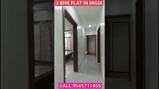 3 BHK flat in Nigdi Nearing Possession 1197 Carpet Price 166 Negotiable Call9545711455 3bhk [upl. by Mak233]