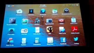 Tuto installer des applications Android sur tablette blackberry playbook [upl. by Jairia94]