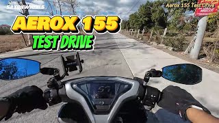 Yamaha Aerox 155 v2 Test Drive  Comfortable ba ito sa LONGRIDE [upl. by Madeline]