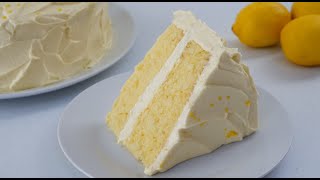 Super Moist Lemon Velvet Cake [upl. by Aivan]