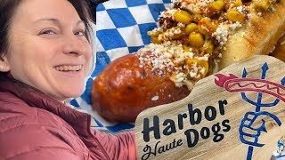 E4AF Food Review Harbor Haute Dogs 🌭 [upl. by Jones660]