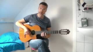 Playing scales on an All Fifths Tuned guitar [upl. by Etat]