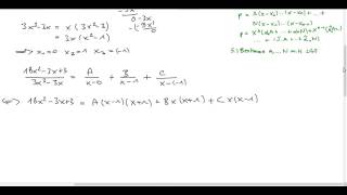 Intergation durch Partialbruchzerlegung 2 [upl. by Aranat]