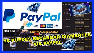 COMO COMPRAR 💎DIAMANTES💎 EN PAGOSTORE CON PAYPAL FREEFIRE [upl. by Rehc]