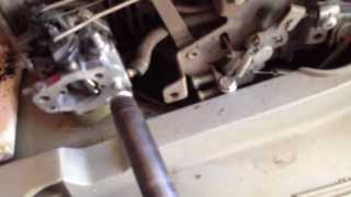 How to Remove a Stud from a Lawn Mower Carburetor [upl. by Sucy421]