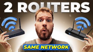 how to connect routers on same network [upl. by Giovanni]