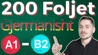 200 FOLJE  FJALOR A1 B2 gjermanisht me audio dhe perkthim ne shqip [upl. by Rhu]