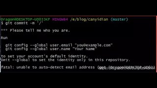 Solved Git please tell me who you are error  How to Configure Username amp Email using Git Bash [upl. by Reinert]